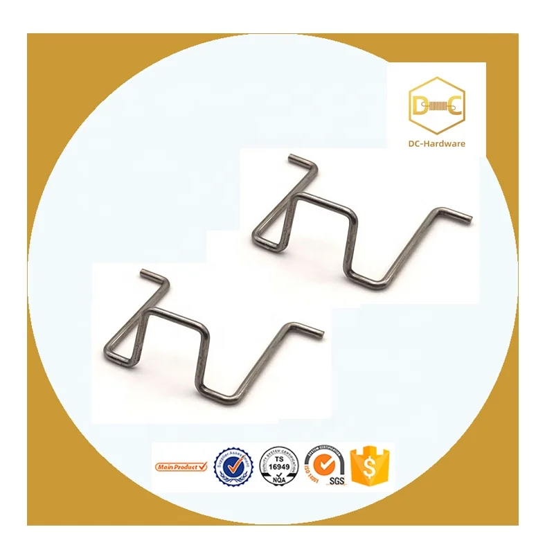 Complicated and special customized stainless steel bending wire forming spring clip