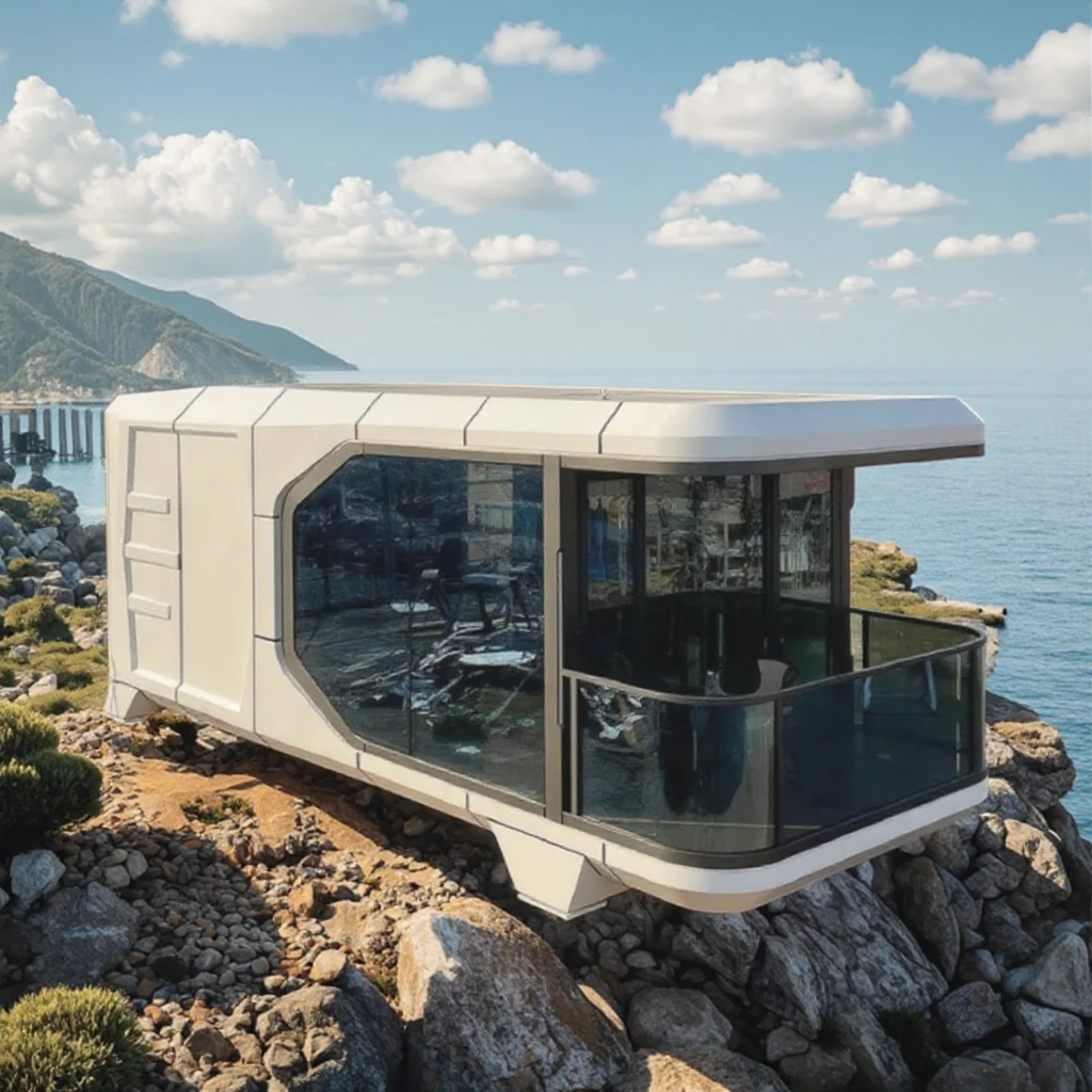 Custom Mobile Smart Prefab Houses for Hotels and Homestays with Whole-Home Voice Control