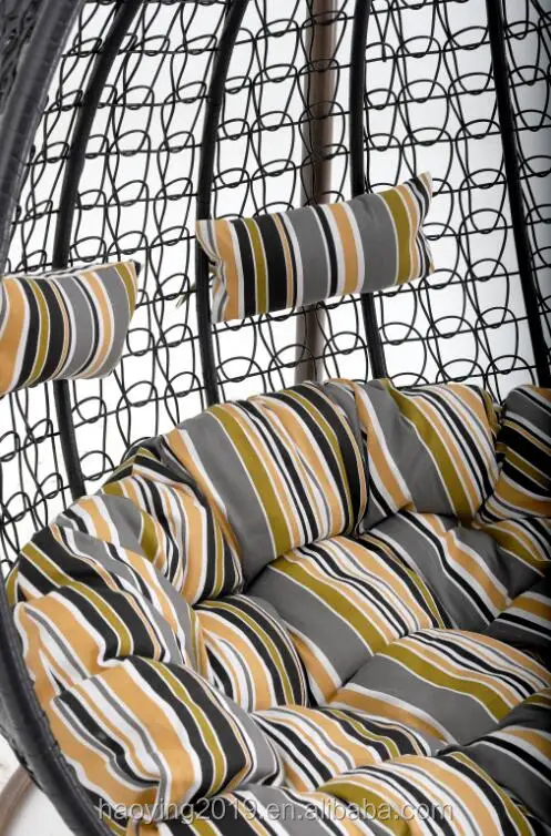 Hot Sale Outdoor hanging Swing Chair outdoor swing rattan chair Hanging Rattan Egg Chair Leisure Wicker Patio Swing