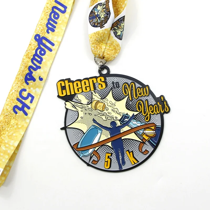 WTD over 10 Years Medal Factory custom personalized unique fun sports marathon race 5K 10k running finisher medal new year medal