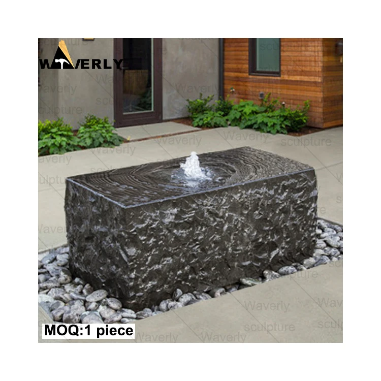 Hot Sale Outdoor Garden Landscape Decor Granite Stone Water Fountain Custom Gardening Japanese Style Natural Stone Fountain
