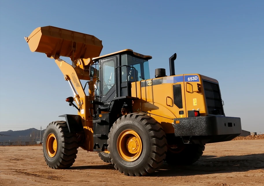 China 5 ton Wheel Loader SEM653D with spare parts in Stock with best price