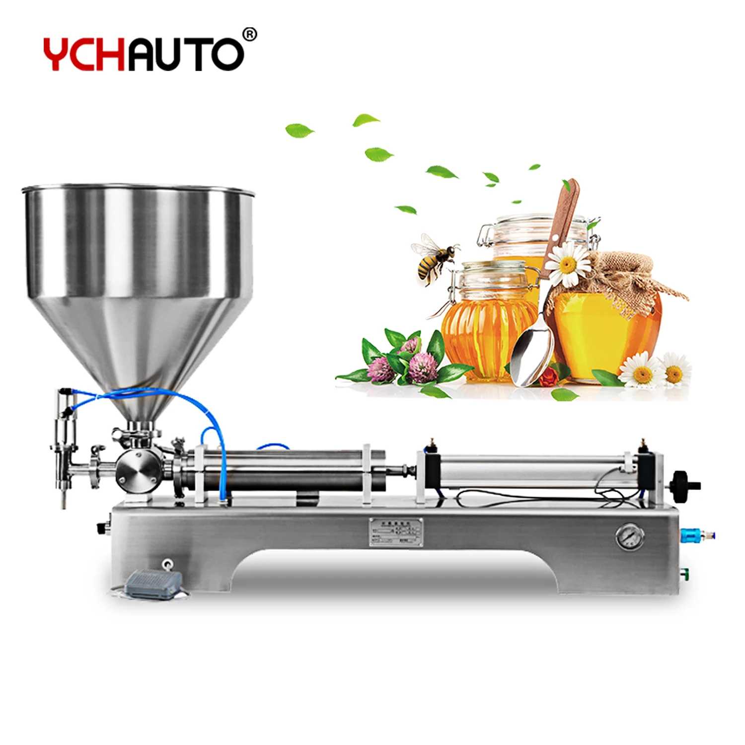 High accuracy semi automatic filling machine paste manual paste small bottle filler machine for manufacturer