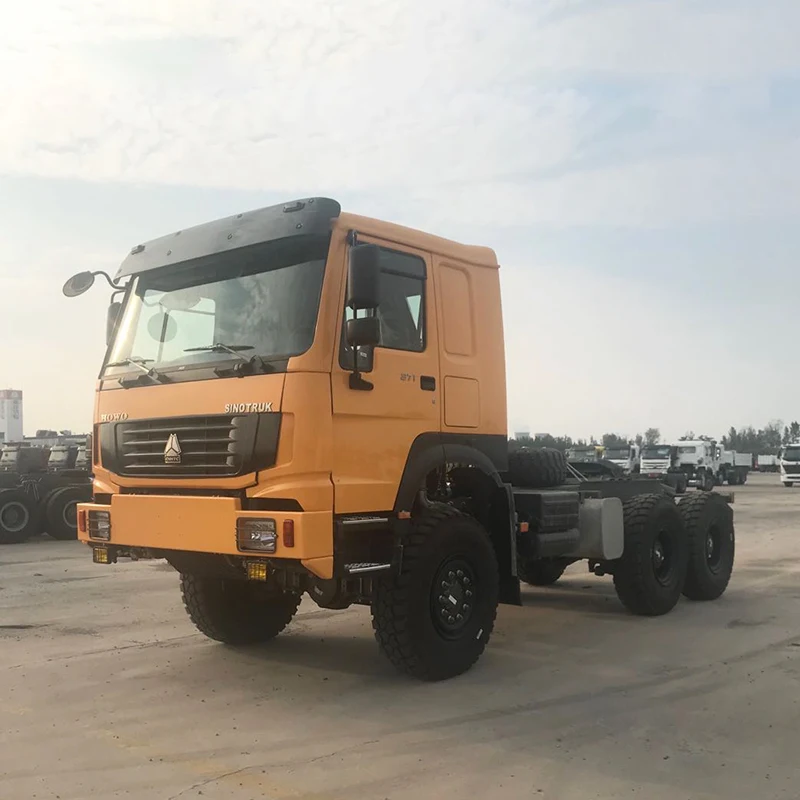 6x6 diesel used sinotruck howo tractor truck head for sale