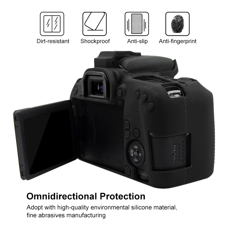 Оптовая продажа PULUZ OEM мягкий силиконовый защитный чехол для Canon EOS