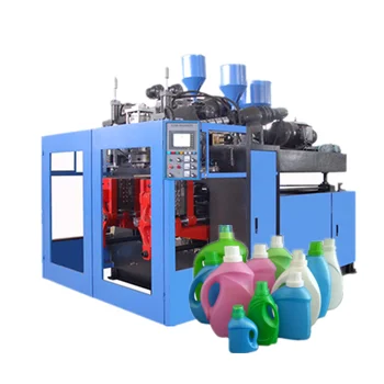 Automatic plastic PP HDPE bottle/jerrycan/oil drum double station blowing machine pneumatic