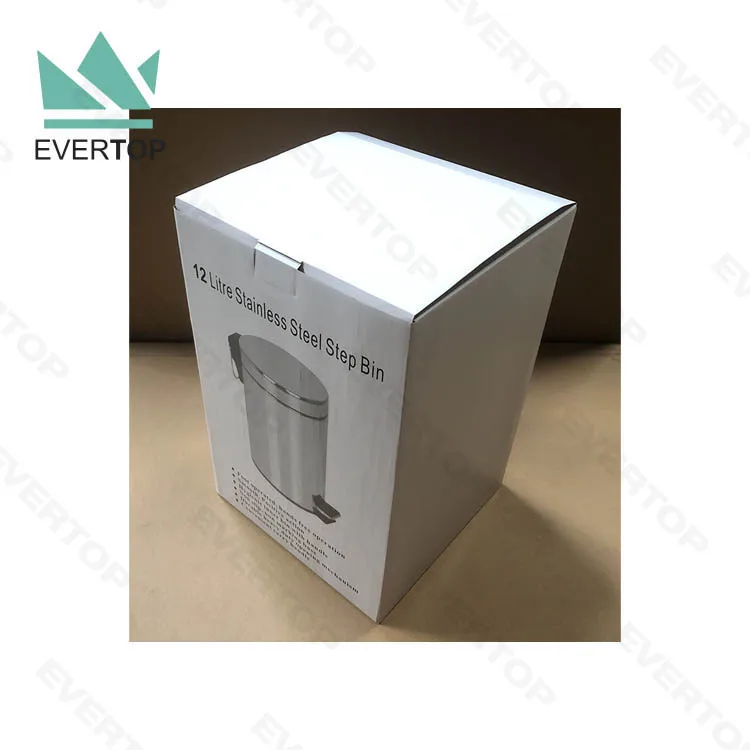 PD-S01  8L 12L 20L 30L Stainless Steel Soft Close Foot Pedal Dustbin Step Dust Bin Round Trash Bin Pedal Bin 12L China Trash Can