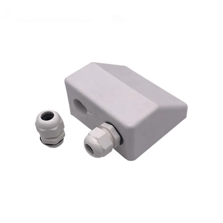 Sale White Dual Waterproof Solar Cable Entry Gland Cable Resistant ABS Panel Flat Roof Mounting Bracket For RV