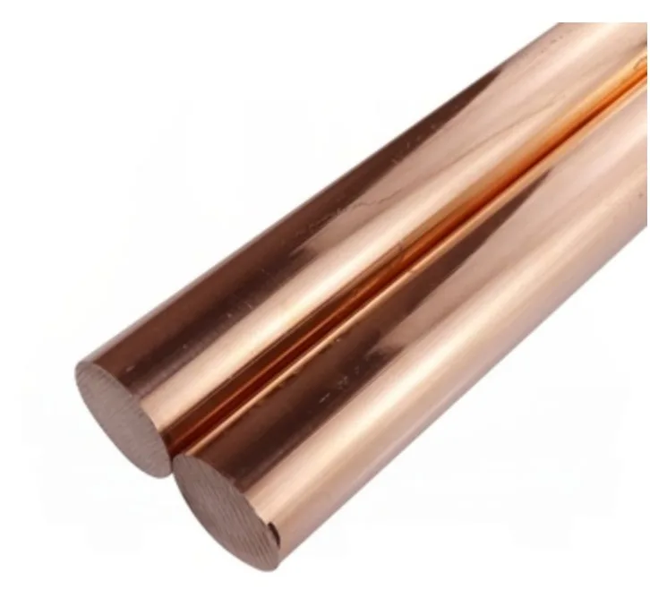 99.99% Pure Copper C10200 C11000 Pure Copper Rod Round Flat Brass Copper Bars