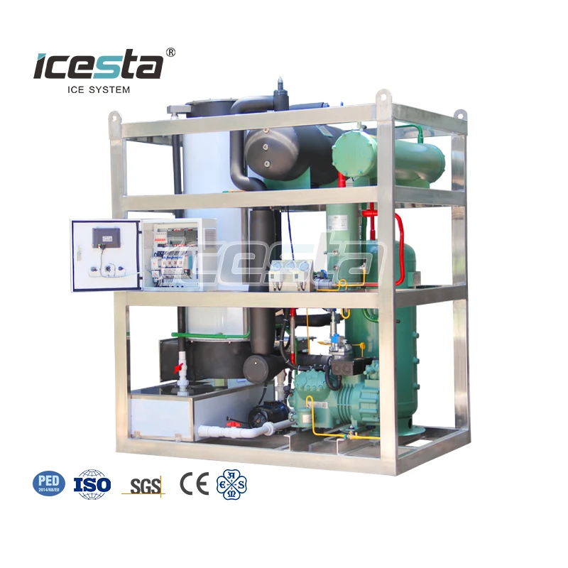 ICESTA Customized High Productivity Energy saving Long Service Life 5 ton tube ice machine