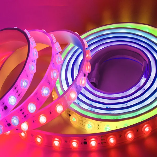 Waterproof IP68 RGB Wallwasher Light 3D Dynamic 20W 24V Silicone Outdoor Lumileds Dreamy Colors Flexible Led Wallwasher