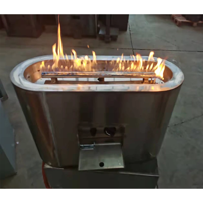Изысканный сад Corten газовая яма для костра расслабляющий теплый газовый