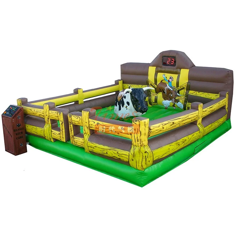 Latest Design Inflatable Mechanical Rodeo Bl Games Mechanical Bl Riding Machine