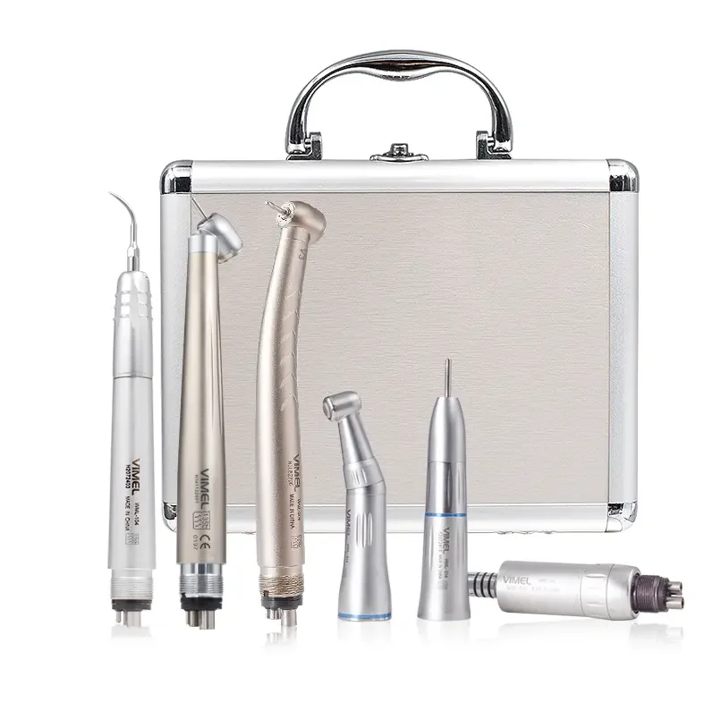 Dental (45 Degree) High and Low Speed Handpiece Air Turbine 2/4 holes Dental Oral E-Generator