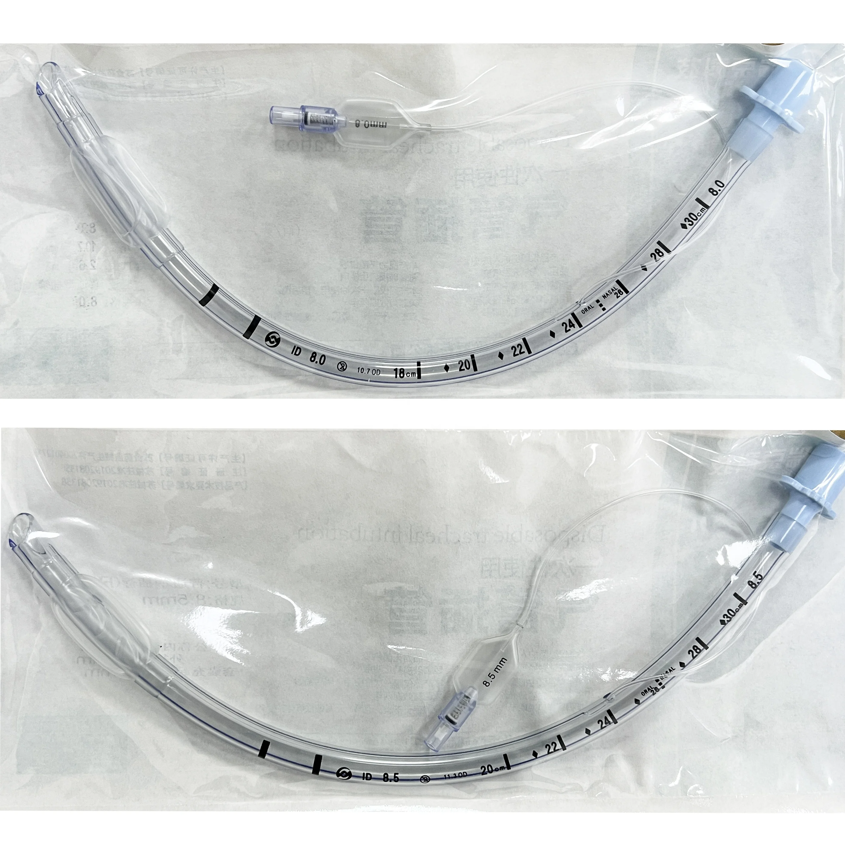 High Quality Veterinary use Disposable Endotracheal tube cuffed and uncuffed endo bougie ett tracheal tube for animal use