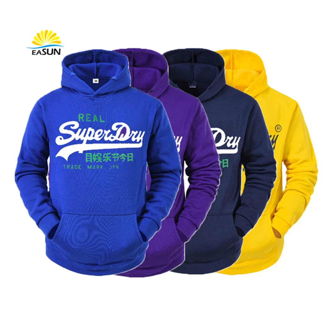 Free samples on factory price for custom blue sweatsuit men street wear sweatshirts lined sweatshirts