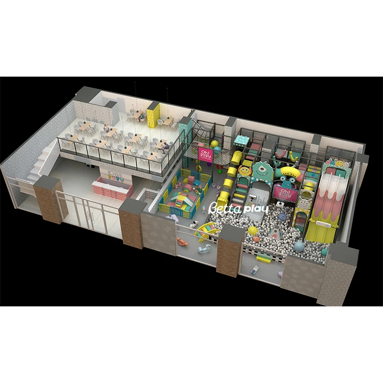 Bettaplay kid playground indoor New Design Amusement Park indoor playground for children