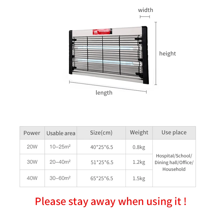 
HIGH CLASS Factory UVC Light 40w 254nm UVC Lamp Sterilization High Efficient UV Sterilizer Led Lamp 