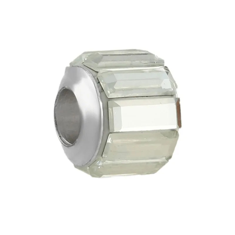 DIY Glass personalised bead cute charms for bracelet making Bracelet Diamond Ball Beads Large Hole Ceramic Clay Dot Beads