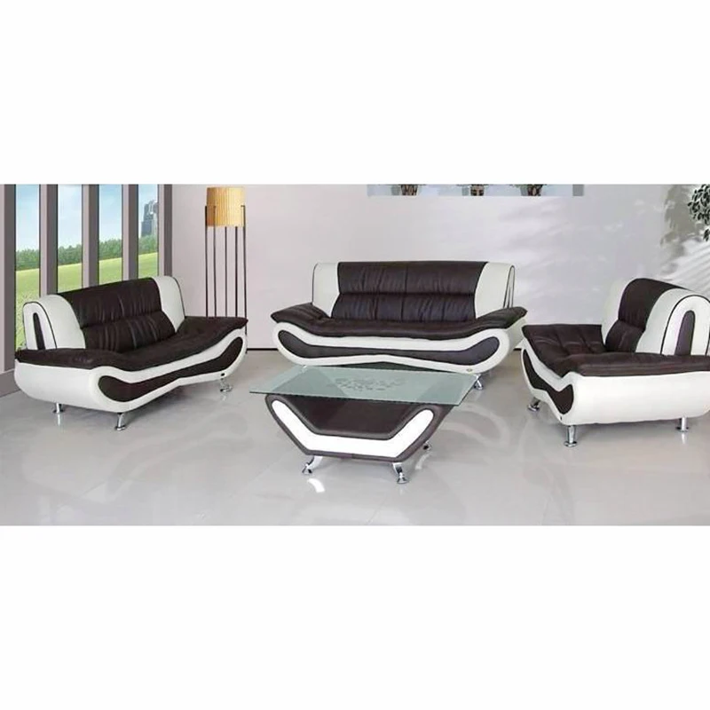 Modern Style Leather Sofa Set Business Living Room Sofa Luxury Simple Office Sofa Set Furniture