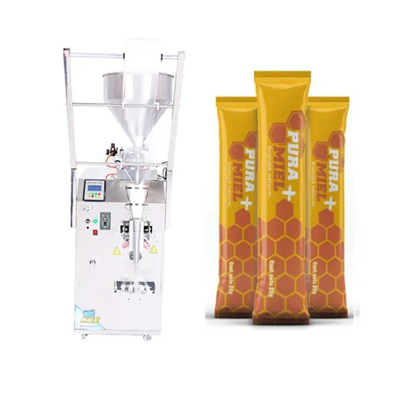 Small sachet juice honey sachet yogurt cooking oil sauce filling packing machine