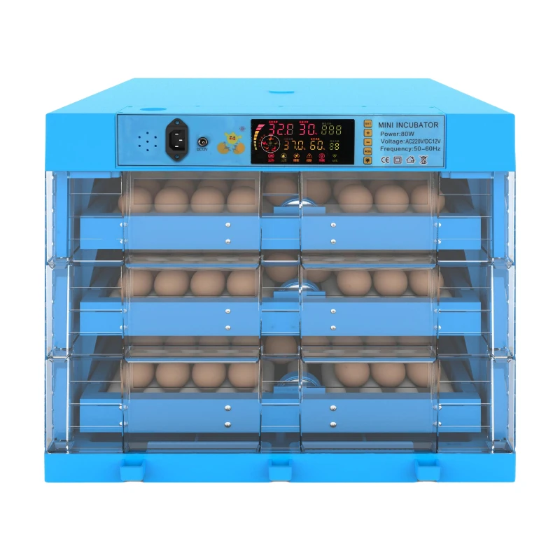 12v /110V/220V automatic mini egg incubator chicken egg incubator for sale 128 eggs