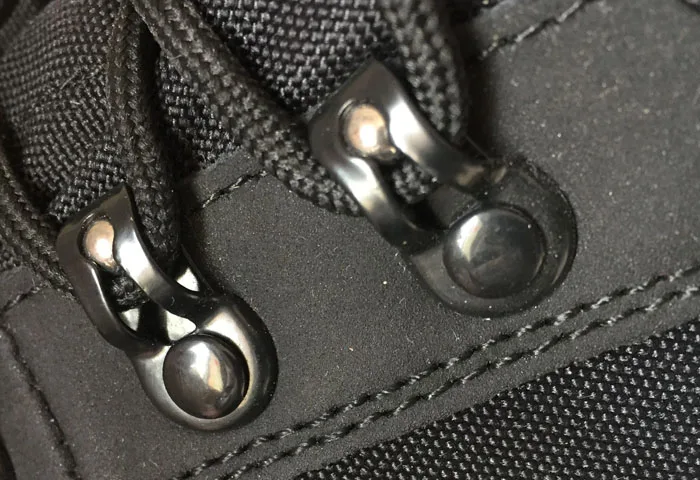 China Anti slip mens black knight dubai security hiking boots for men