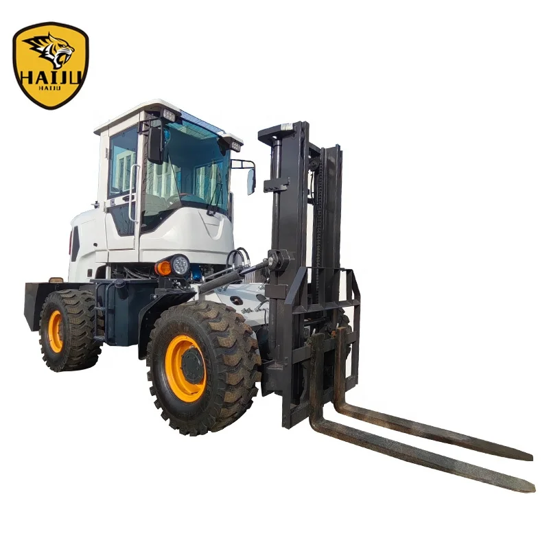 3Ton Four Wheel Drive Small All Terrain Forklift 4wd Rough Terrain Forklift 4x4 Off Road Forklift Trucks Top supplier