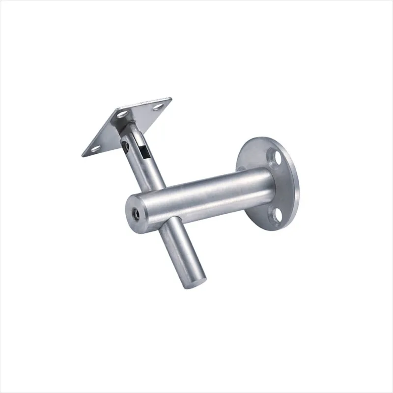 China manufacturer Casting Stainless Steel Glass Mounted Handrail Bracket glass door support