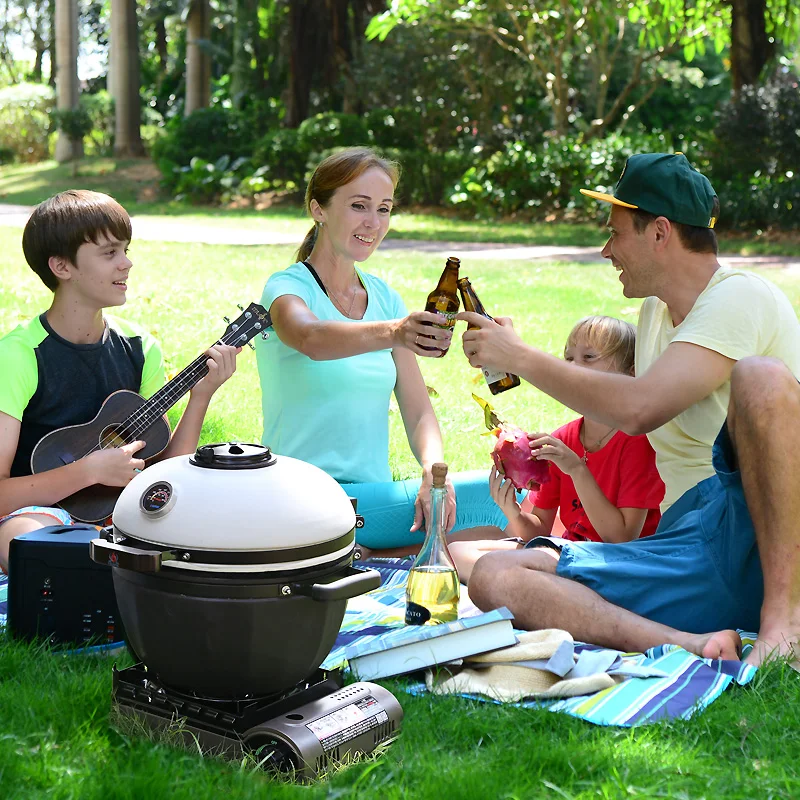 Новый запатентованный керамический термометр kamado для приготовления яиц на