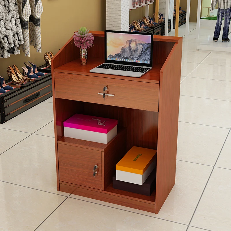 Small-scale supermarket store  coffee shop counter design barber shop reception counter cash desk