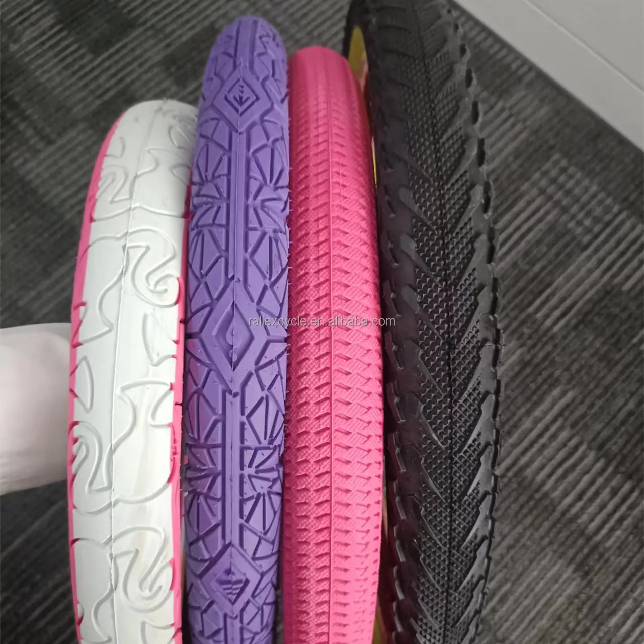 bicycle parts/black color bicycle tire 26 tyres bicycle china hebei factory white color 20 size bmx tyres 20 2.40