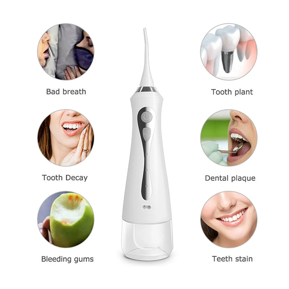 Portable Procare Oral Irrigator Dental Cordless Rechargeable Electric Tooth Water Jet Flosser