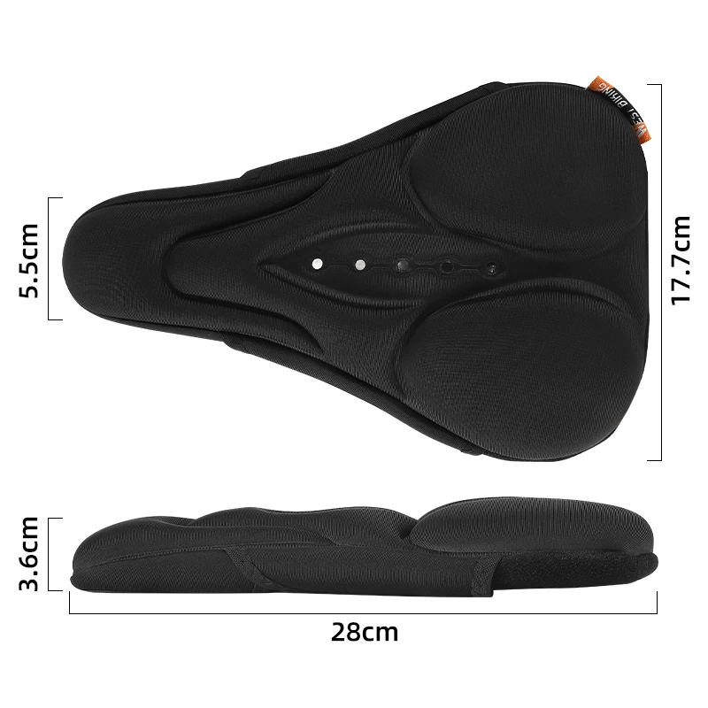 WEST BIKING Wholesale Pu Leather Bicycle Front Mount Seat Cover Sponge Classic Soft Bike Saddle Covers For Front Seat Mat