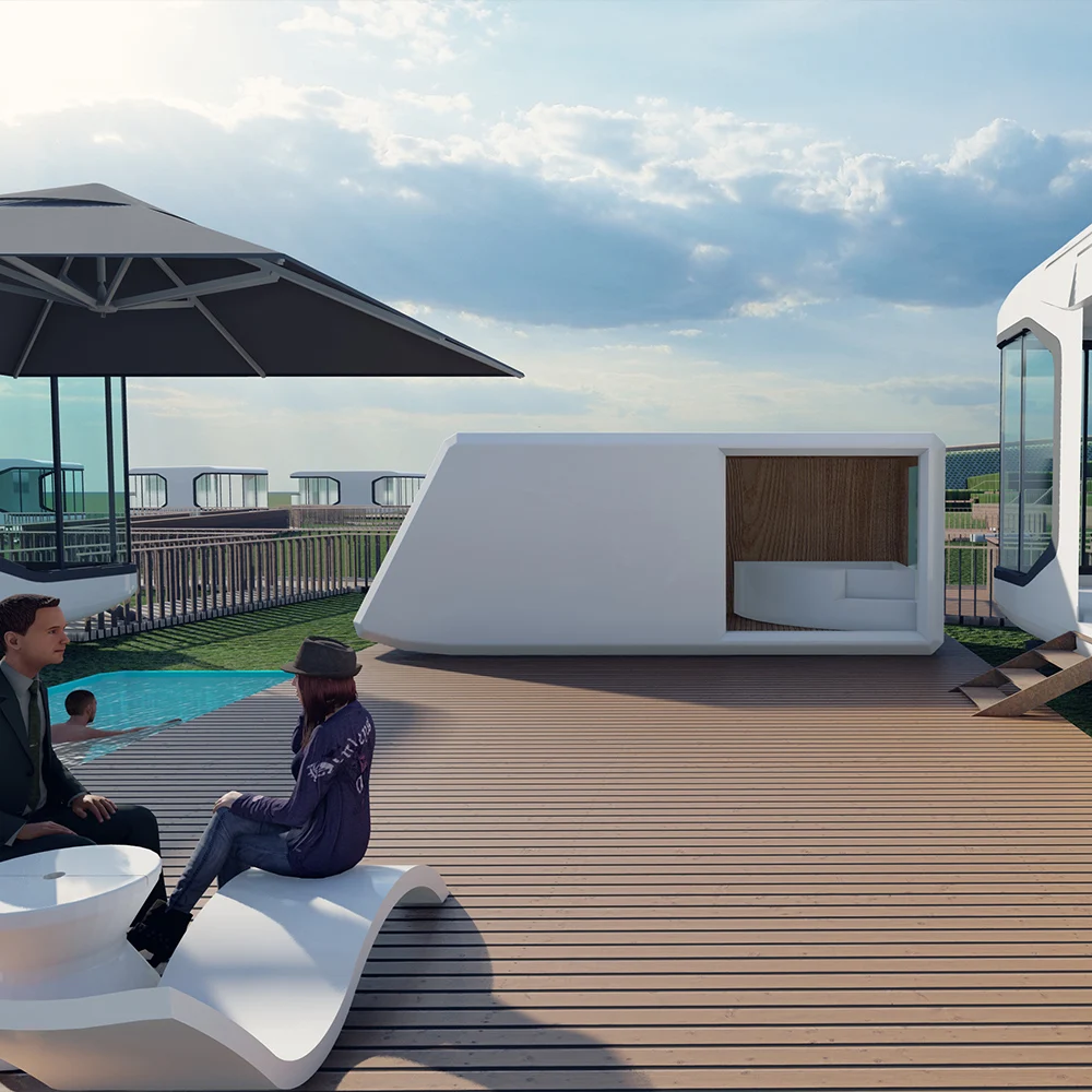 large prefab modular houses swim spa jazzy hot tub sauna outdoor steam room customization sauna bath wooden room
