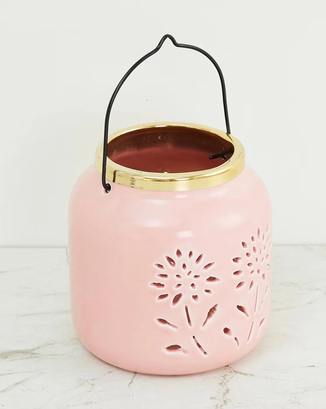 Decorative Wholesale Ceramic Candle Holder Lanterns Good Quality Ceramic Candle Jars