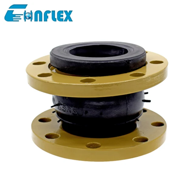 Flanged connector EPDM flexible expansion joint rubber coupling