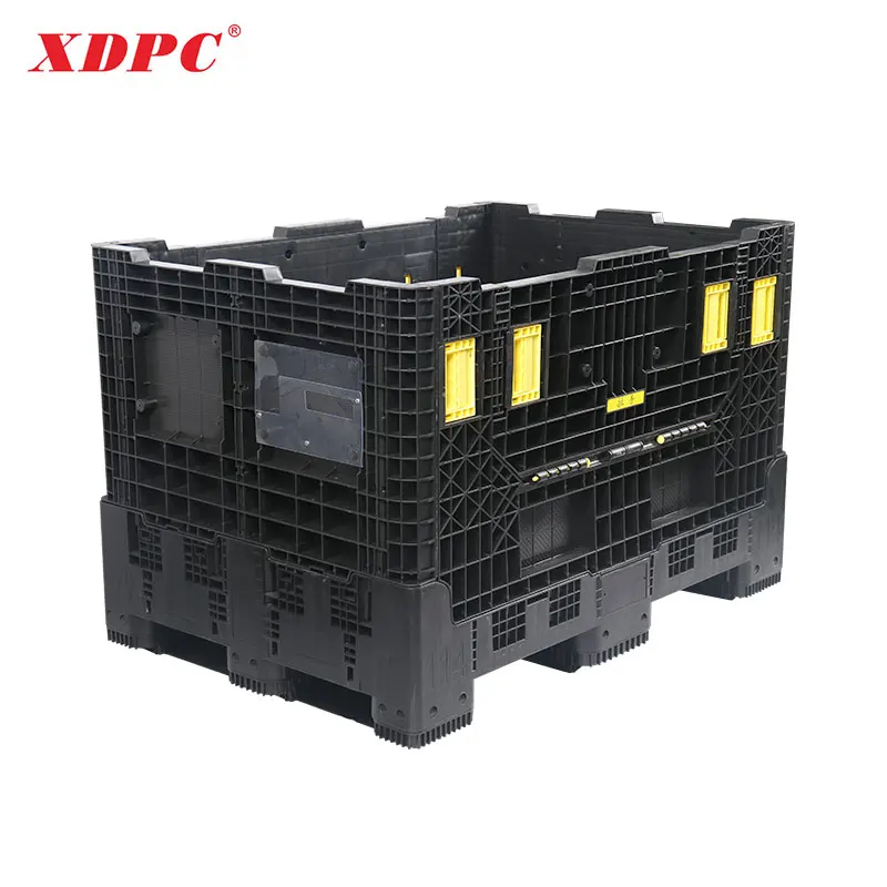 XDPC 1140*790*760mm Customized Logistic Collapsible Pallet Boxes Recyclable Plastic Folding Shipping Grid Pallet Crates