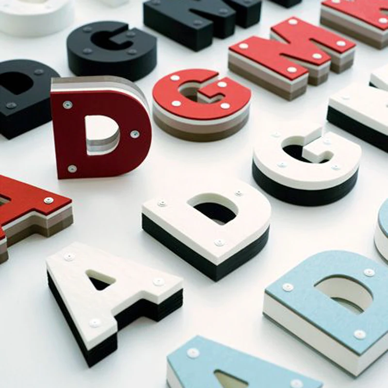 Xizheng Custom Name Board Led Alphabet Lights Outdoor indoor Illuminated 3D Channel Letter Sign