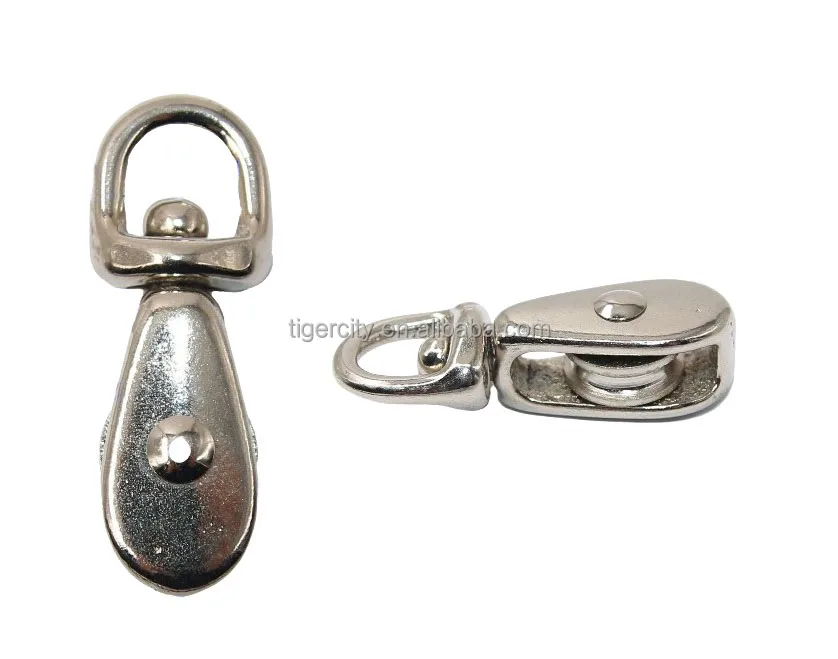 18mm Cast Iron Wire Rope Rolling Pulley with Single or Double Sheave