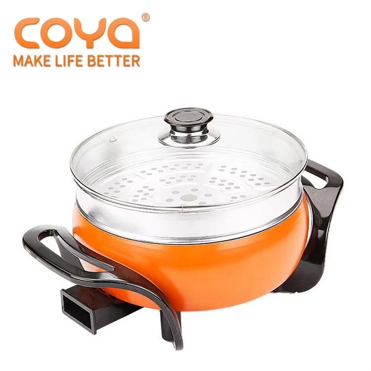 Factory Wholesale Price Electric Skillets Portable Household Electric Skillet And Cooking Pot