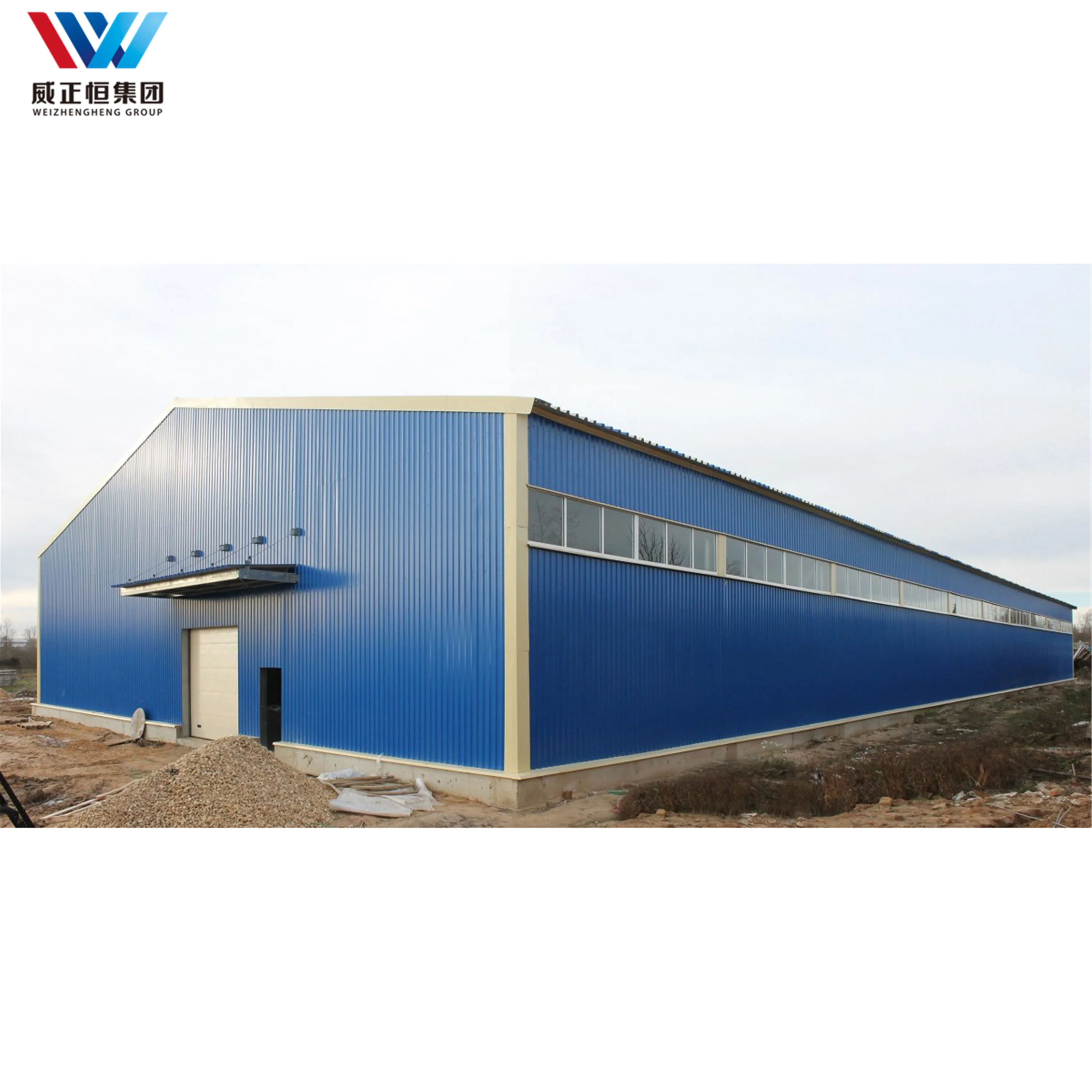 Hot selling professional design prefab steel structure factory warehouse building one stop fast build warehouse construction