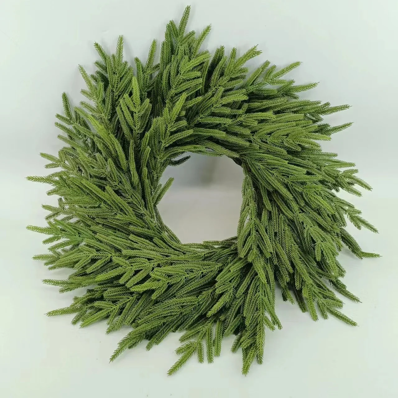 2023Norfolk pine wreaths for Christmas decoration Touch soft plant