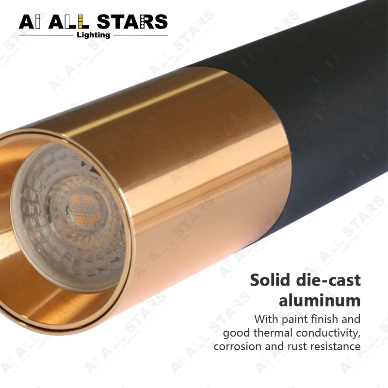 Modern Led Pendant Lamp Long Tube Lamp Kitchen Island Dining Room Shop Bar Counter Decoration Cylinder Pipe Pendant Lights