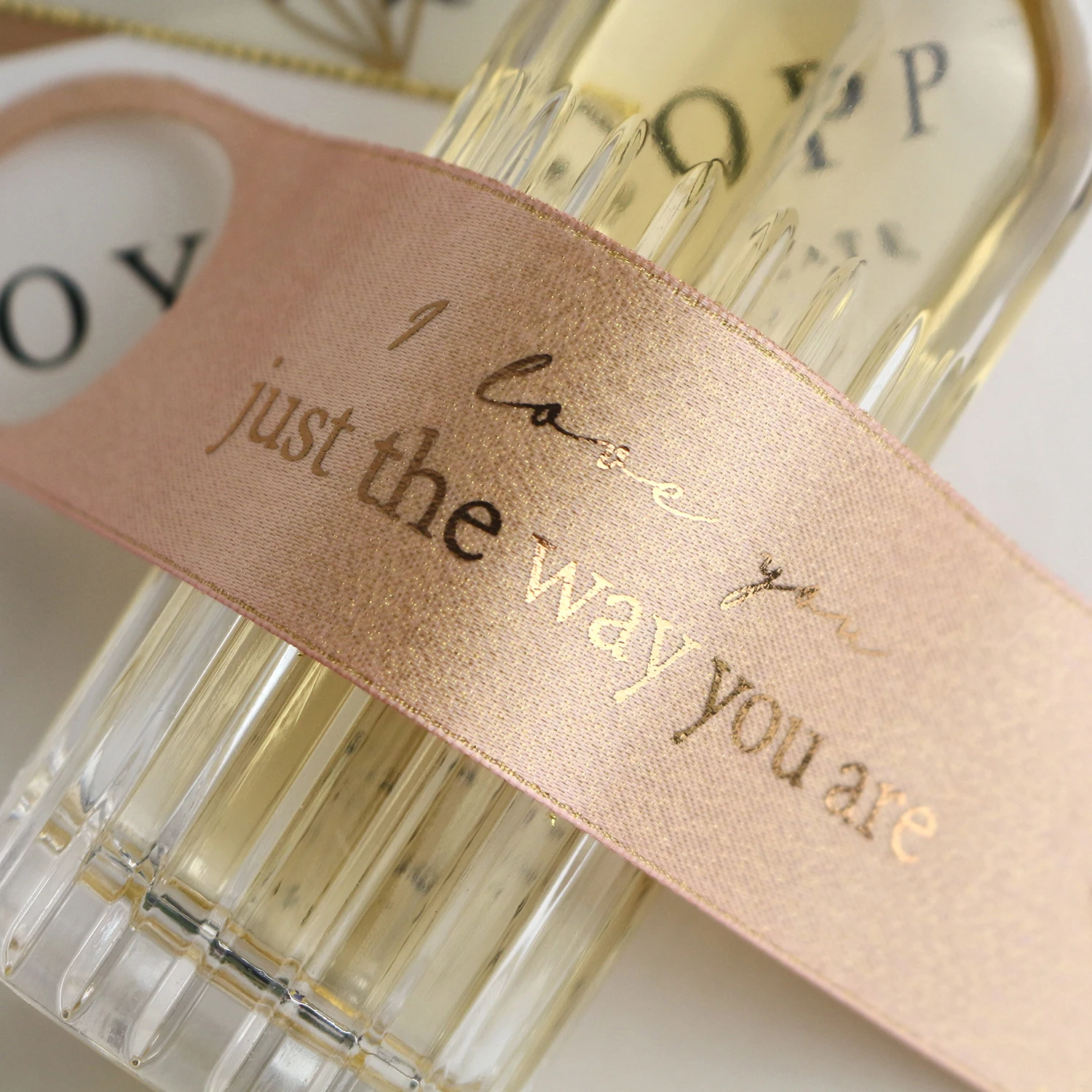 Midi Factory OEM High Quality Custom Logo Print Shower Gel Decorate Cut Ribbon for Daily Necessities Cosmetic