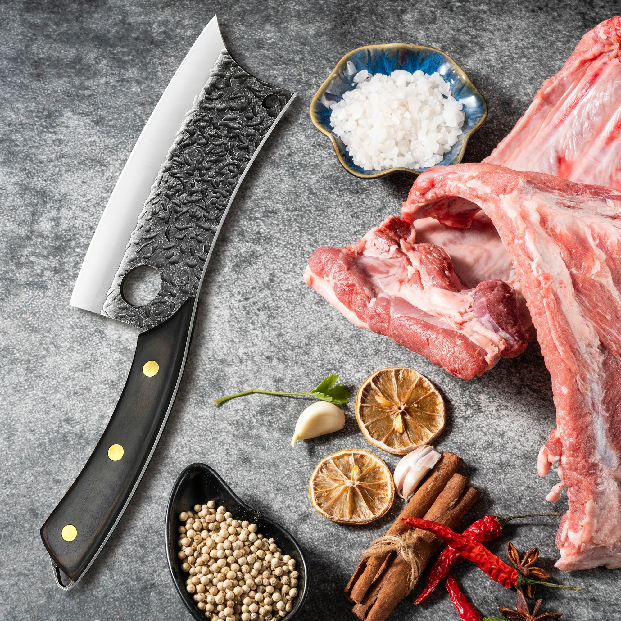 Xingye Amazon популярный открытый Охотничий Тактический кухонный маленький мясницкий нож для обвалки овощей отверстия пальцев ножи резки мяса