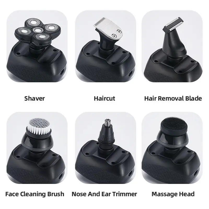 Lanumi LM-7800 Men 1PC Replacement Shaver Head Electric Shaver 5 Cutter Spare Razor Blades Intelligent Floating Extra Head