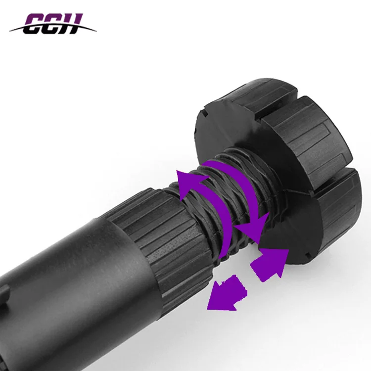 Kitchen cabinet Baseboard Levelling feet adjustable Plinth legs Plastic adjustable height legs for kitchen cabinet skirting