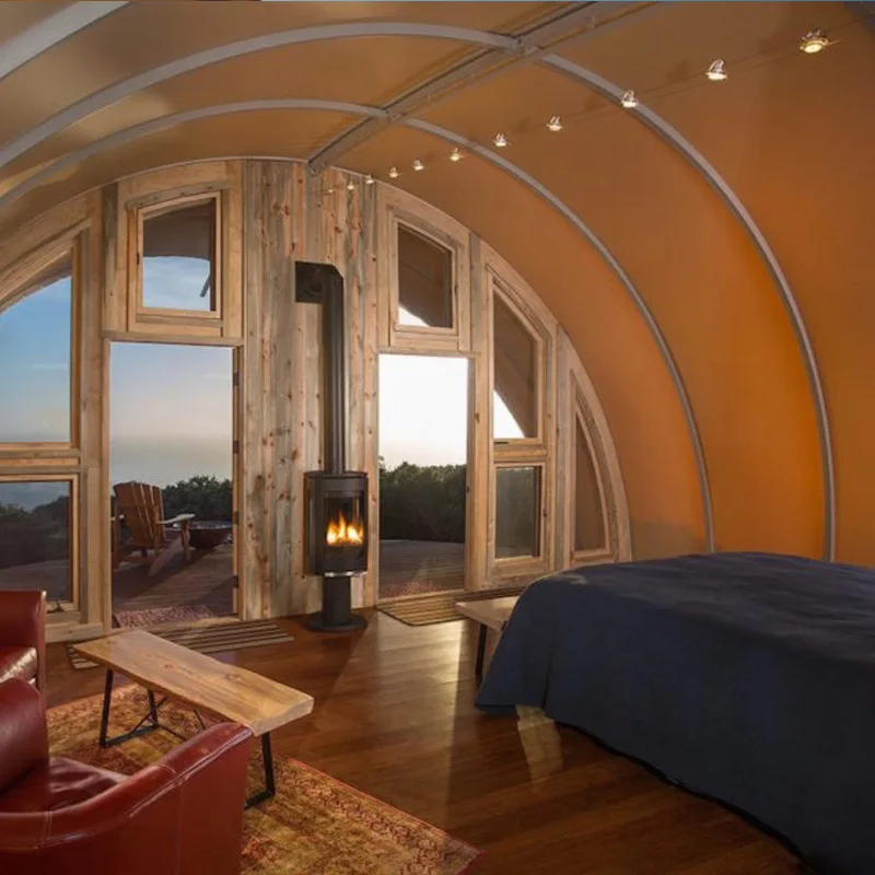 Outdoor Glamping Luxury Eco Resort Hotel Tent Permanent Tents For Sale With Bathroom