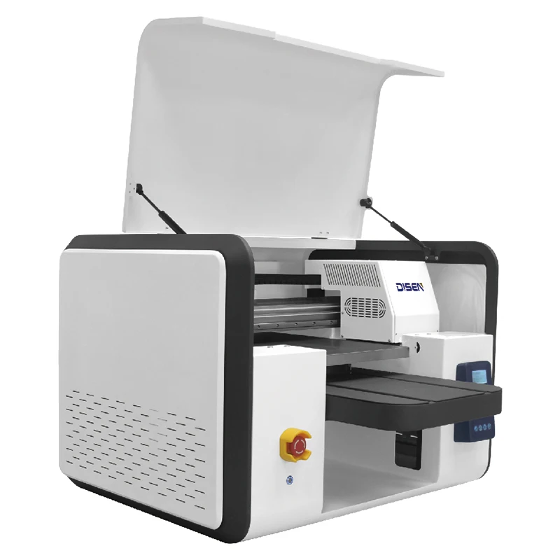 High Quality A3 / A4 Size UV Printer Inkjet Printing Hot Selling UV Flatbed Printer Digital UV Printing Machine Factory Price